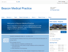 Tablet Screenshot of beaconmedicalpractice.com
